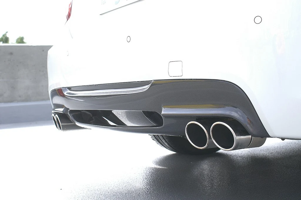 3D Design Karbon Arka Difüzör (4 Uçlu Egzoz) – BMW 3 Serisi E9X M Sport (335i Hariç)