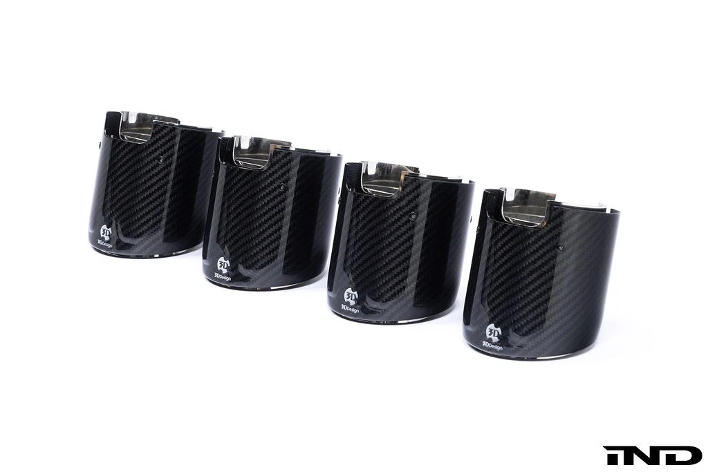 3D Design Karbon Egzoz Uçları 105 mm – BMW M2 / M3 / M4 G8X / M5 G90 / G99
