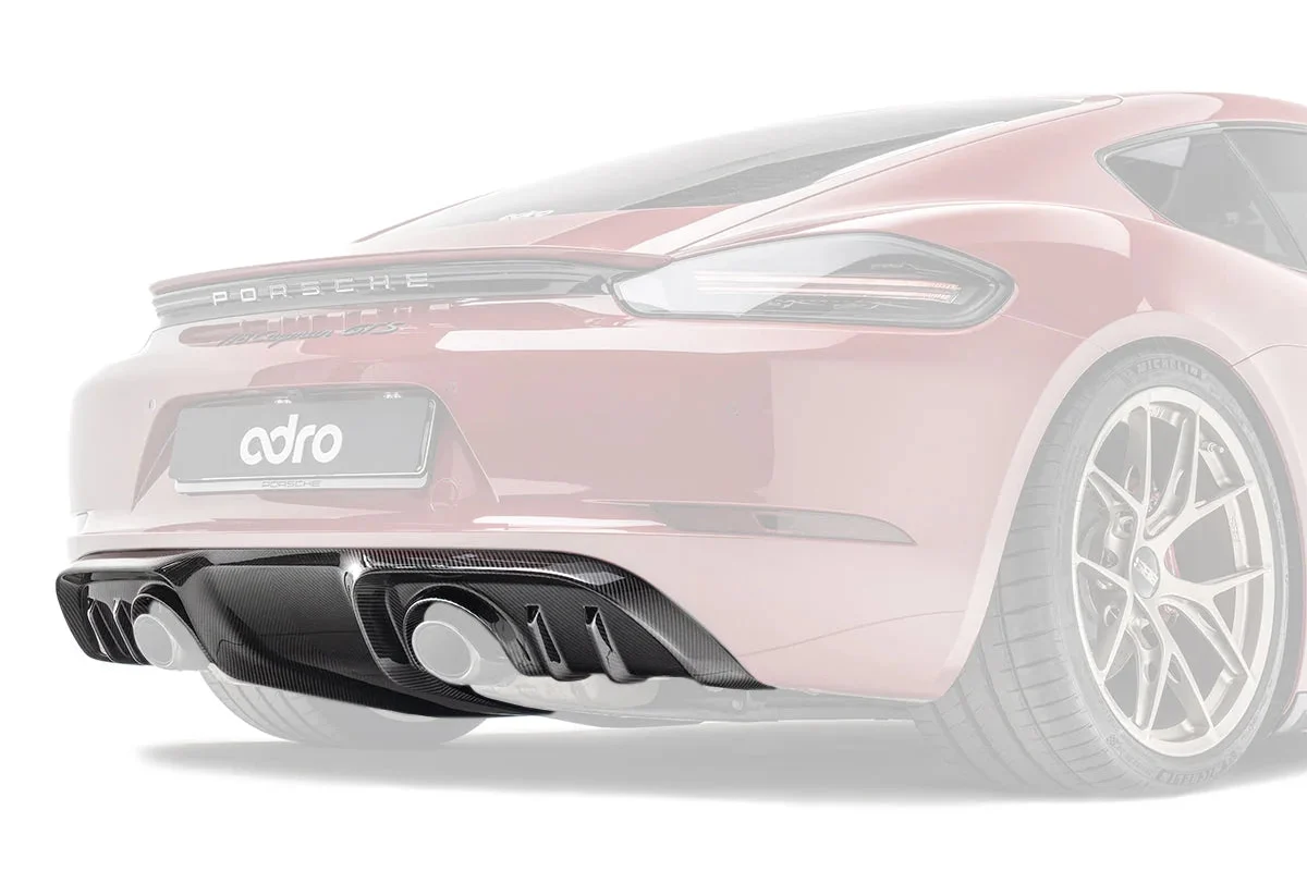 ADRO Karbon Arka Difüzör – Porsche 718 Boxster / Cayman / GT4 / Spyder (982)
