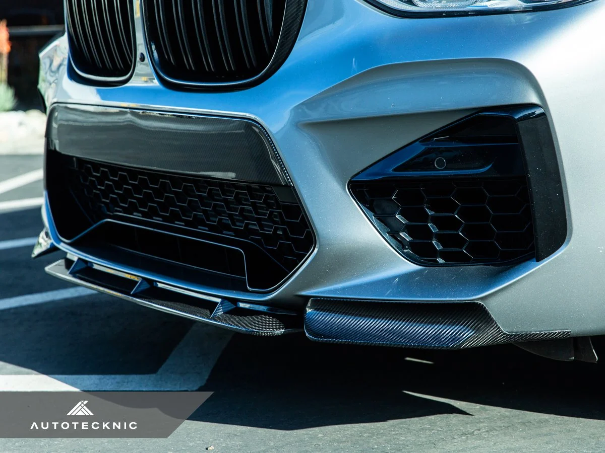 AutoTecknic Dry Carbon Performante Aero Splitter ve Lip Seti (Pre-LCI) – BMW X3 M F97 / X4 M F98