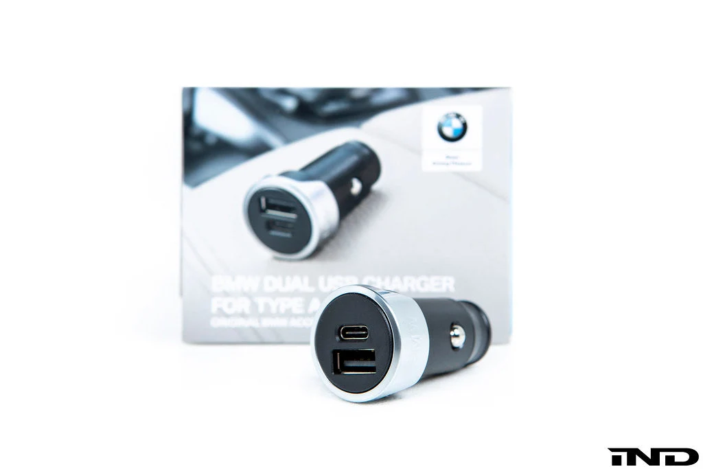 BMW 12V Çakmaklık Çift USB Şarj Ünitesi (Type A ve Type C)