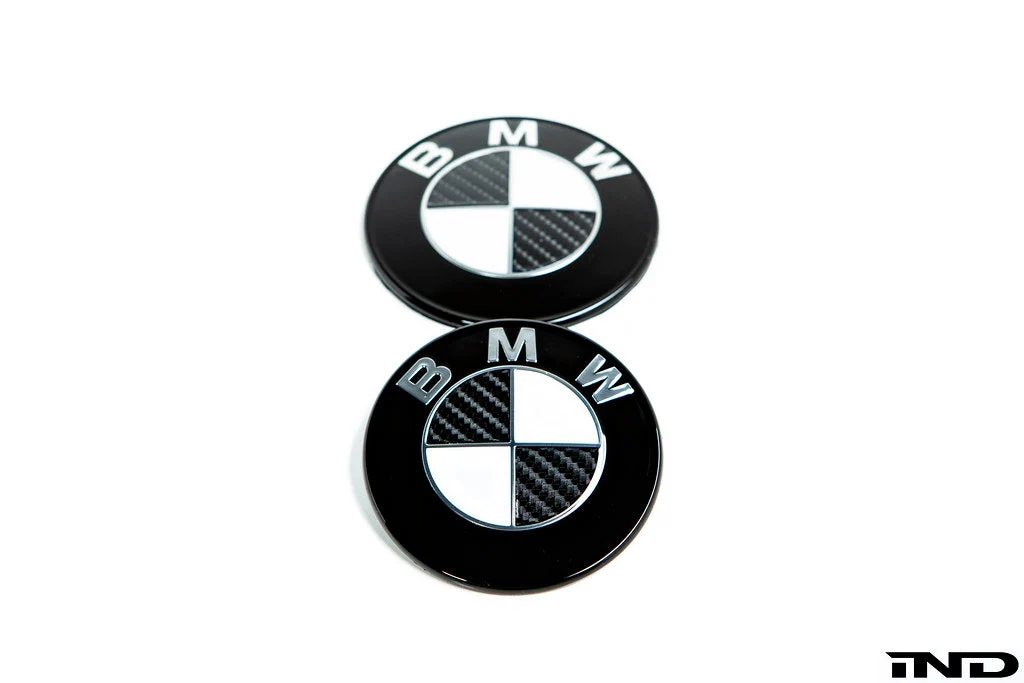 IND Karbon Detaylı BMW Amblem (Roundel) Seti