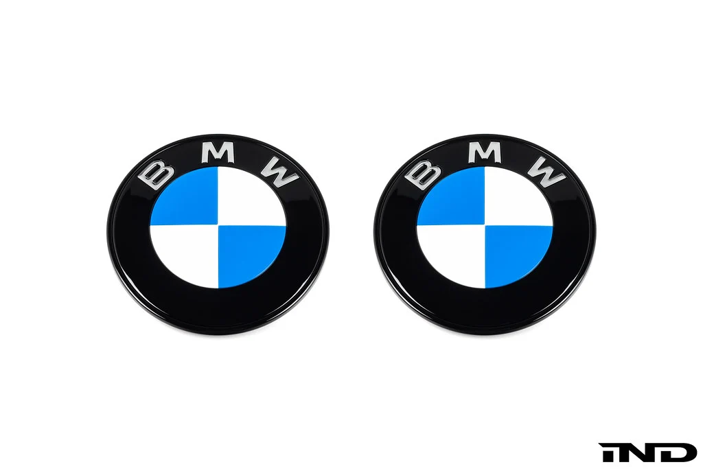 IND Parlak Siyah Amblem Seti (Next Dark) – BMW iX3 NA5