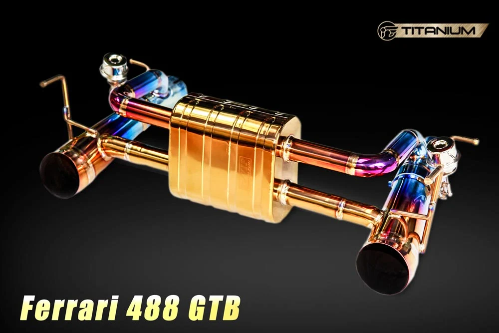 iPE Titanyum Full Evolution Egzoz Sistemi – Ferrari 488 GTB