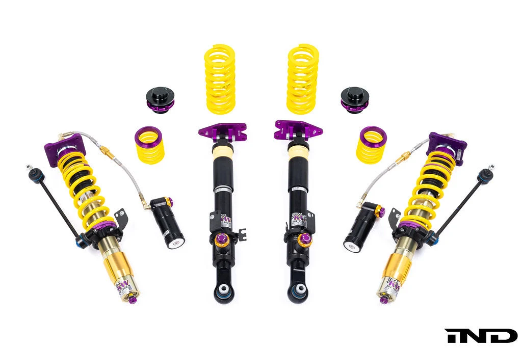 KW V4 Clubsport 3-Way Coilover Kiti (xDrive, Üst Mount'lu) – BMW M240i G42 / 330i G20