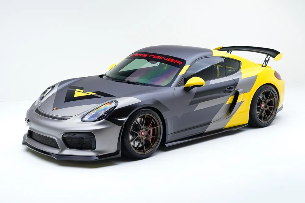 Vorsteiner V-CS Karbon Kanat Blade ve Uç Kapakları – Porsche Cayman GT4 (981)